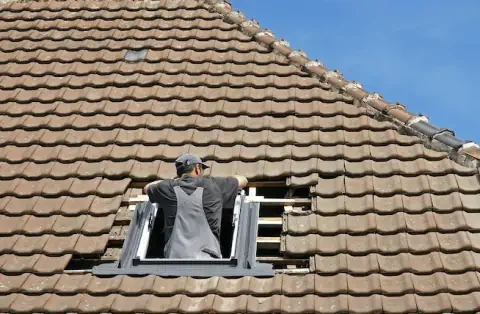 Pose de velux - Plumieux